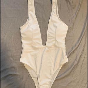 White Swim Suit